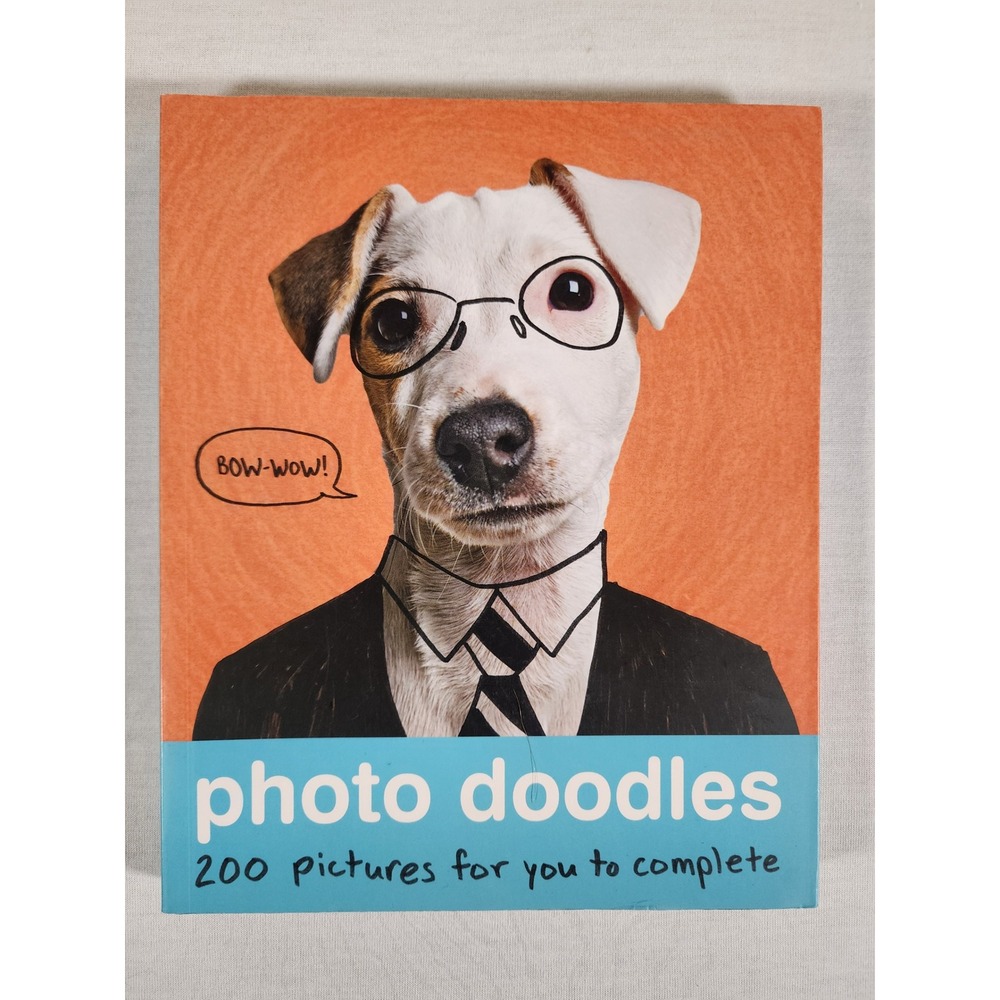 Quirk Books Photo Doodles Activity Book Art Drawing Sketch Coffee Table Gift